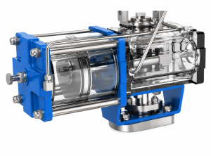 double crank pneumatic actuator