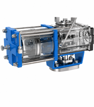 double crank pneumatic actuator