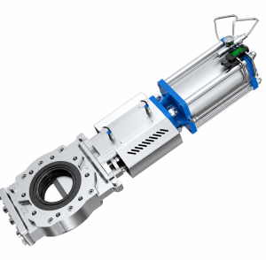 knife gate valve slurry dk series actuated