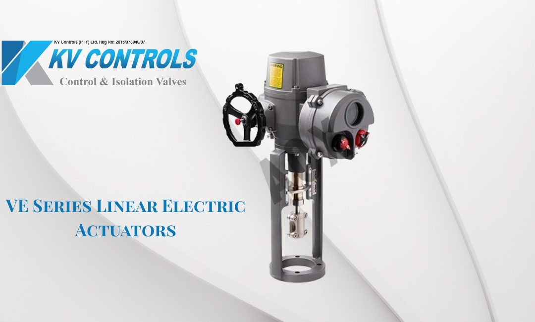 Precise valve control with VE Series Linear Electric Actuators