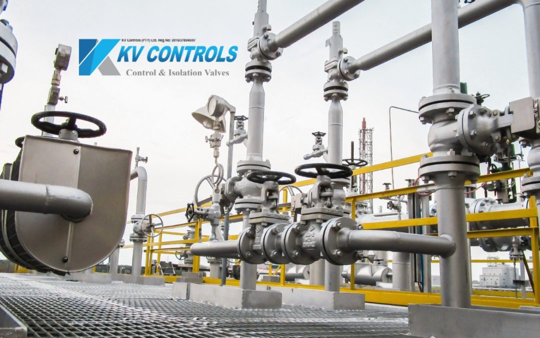 Industrial valve control and automation solutions supplied by KV Controls in South Africa
