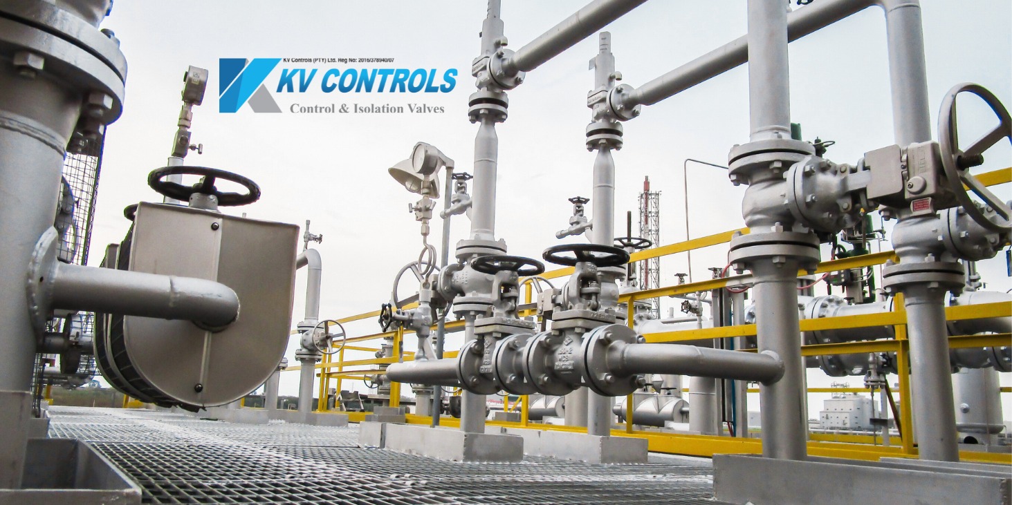 Industrial valve control and automation solutions supplied by KV Controls in South Africa