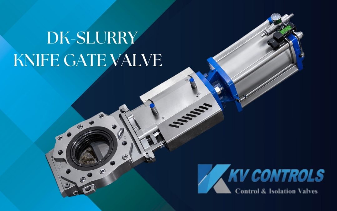 DK Slurry Knife Gate Valve supplied by KV Controls in South Africa for slurry, pulp, water, and high-solids industrial applications