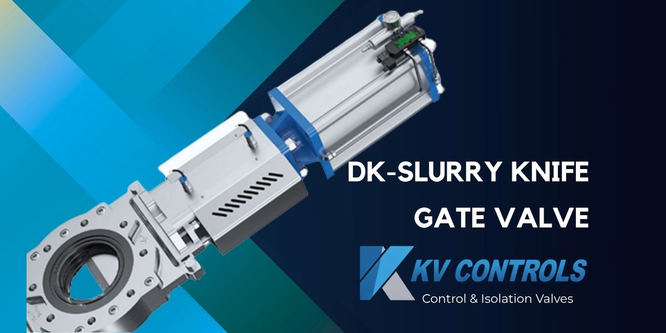 DK Slurry Knife Gate Valve supplied by KV Controls in South Africa for slurry, pulp, water, and high-solids industrial applications