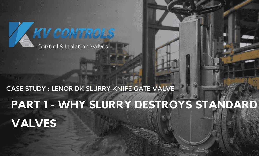 Lenor DK slurry knife gate valve installed in a South African mining pipeline handling abrasive slurry
