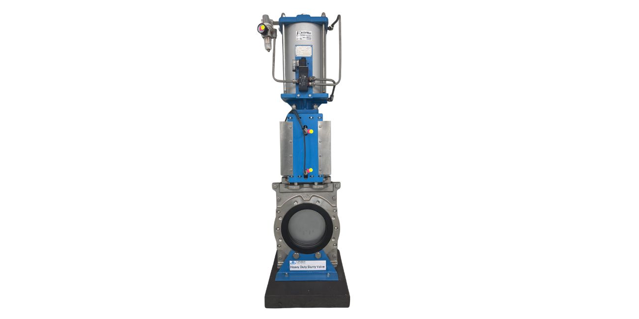 CASE Study Part 1 Why Slurry Destroys Standard Valves 2.1 Lenor DK slurry knife gate valve installed in a South African mining pipeline handling abrasive slurry