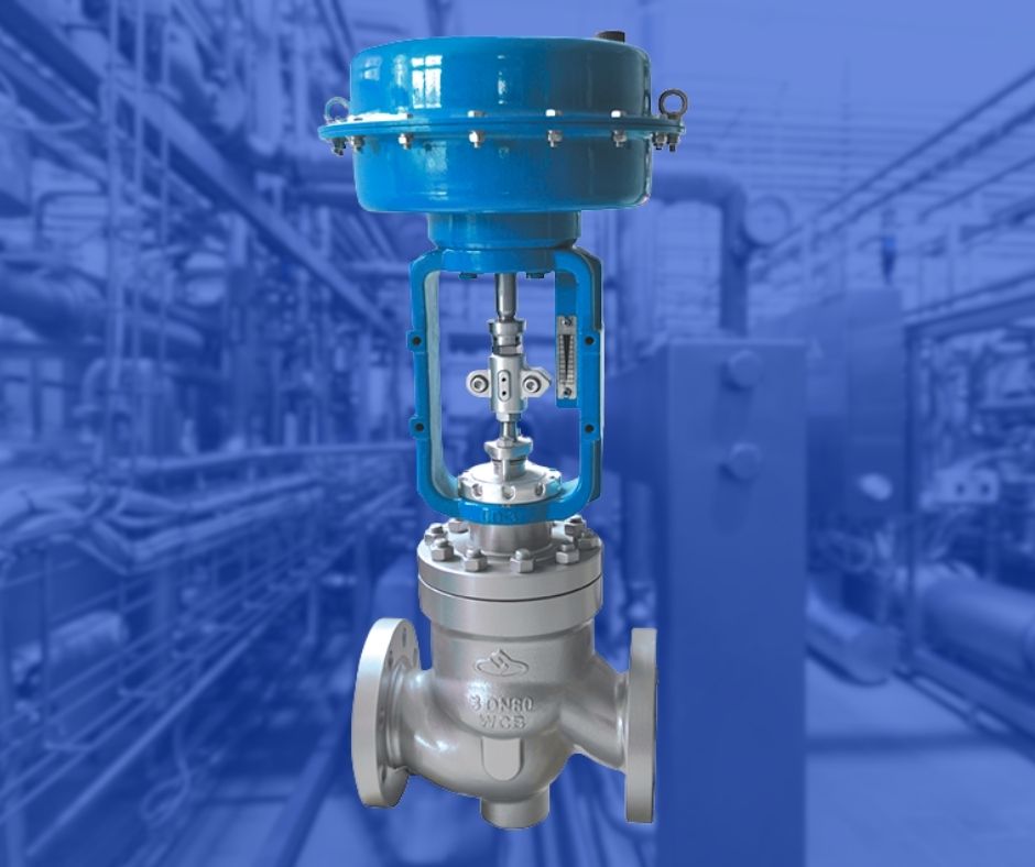 Industrial valve maintenance technician inspecting control valves in a South African process plant