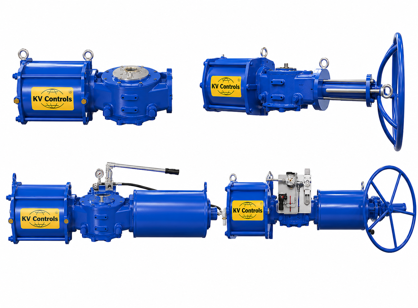 pneumatic actuator manual override