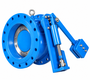 Tilting disc counter weight damper check valve